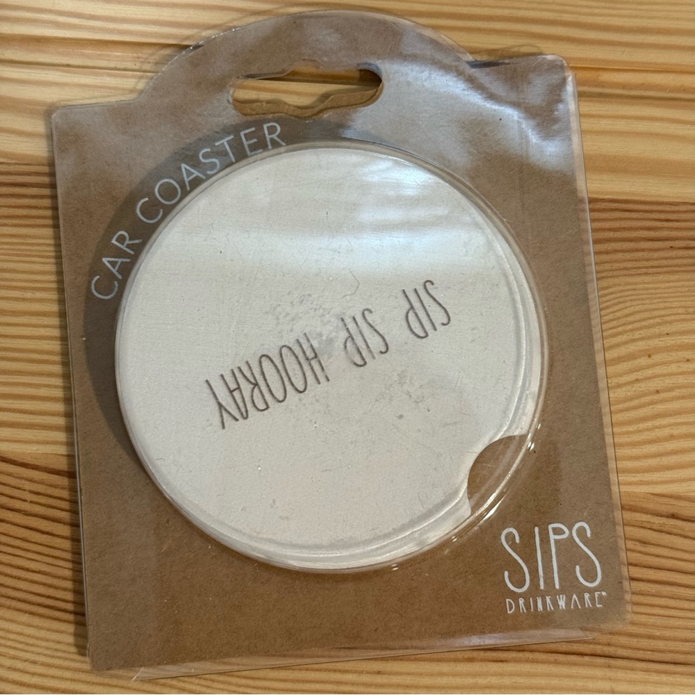 SIPS Drinkware Car Coaster